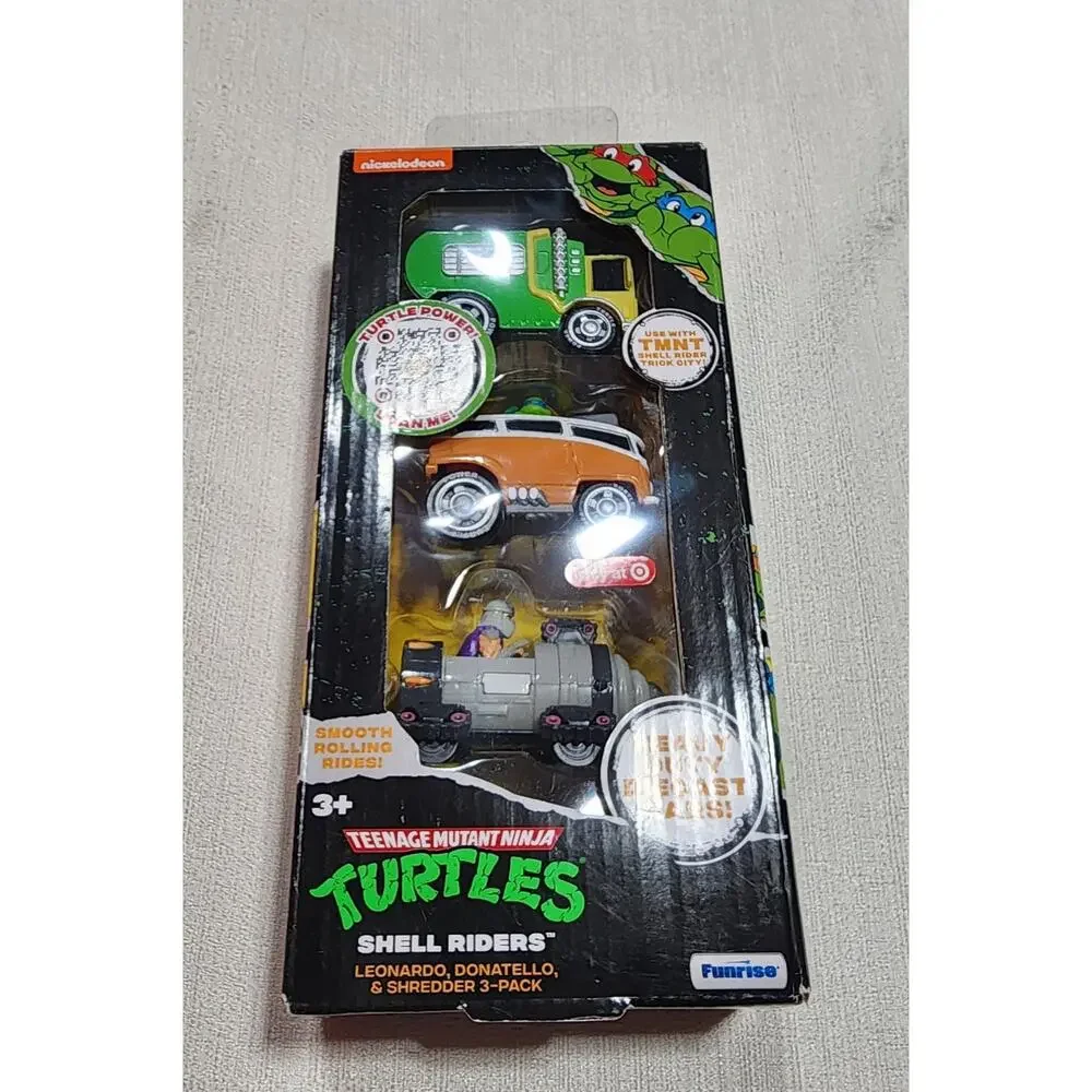Teenage mutant ninja shell riders 3-pack diecast cars